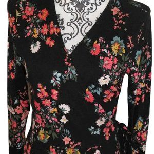Floral wrap dress